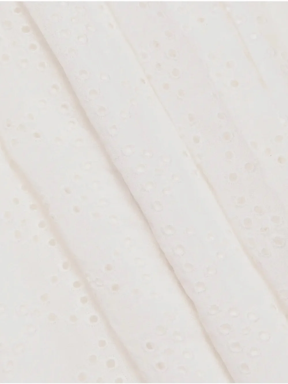 rag & bone White Eyelet V-Neck Dress - Picture 4 of 11